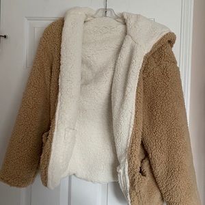 Reversible bear coat